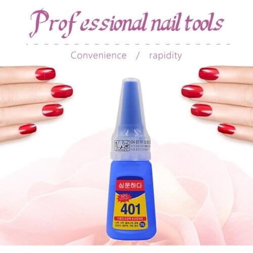 Multifunctional 401 Instant Adhesive 20g Super Strong Liquid Glue Home Office School Nail Beauty Supplies For Wood Plastic