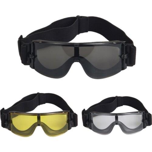 New Military Goggles Tactical Glasses With 3 Colors Lens Airsoft X800 Sunglasses Eye Protecting Motor Cycling Riding Eyewear