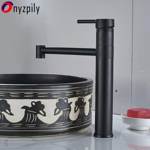 Onyzpily Black Bath Faucets