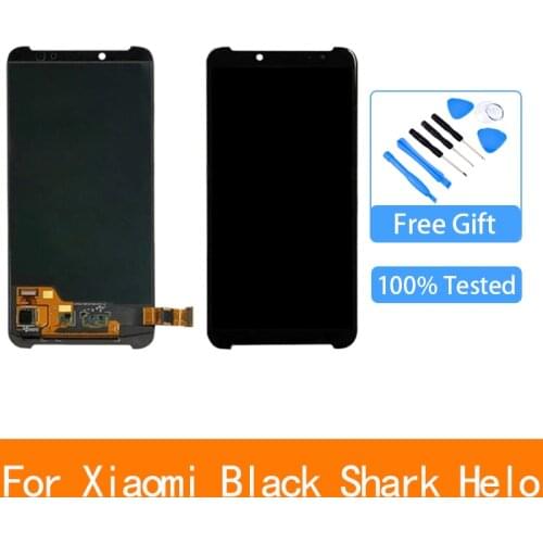 Original Black For 6.01" Xiaomi Black Shark Helo AWM-A0 LCD DIsplay Touch Screen Digitizer Assembly Replacement