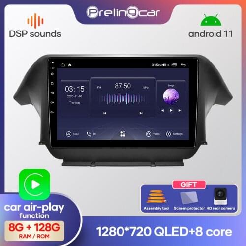 Prelingcar Android 10 NO DVD 2 Din Car Radio Multimedia Video Player Navigation GPS For HONDA Odyssey 2009-2014 Octa-Core IPS