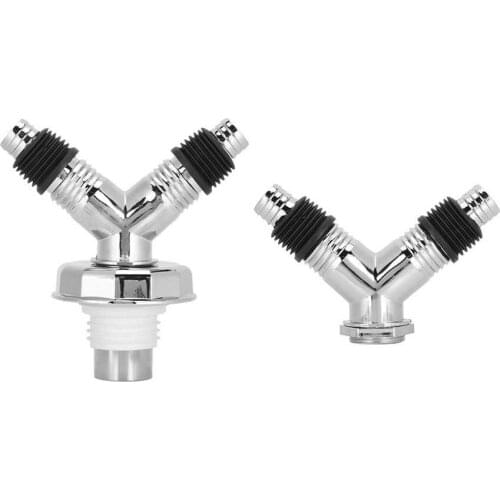 Anti-Odor Anti-Insect Y Pipe Connector Floor Drain Tee Joint Adapter Drain Drainage Tool Washing Machine Mop Pool Tube Connector