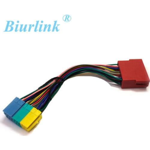 Biurlink Radio Adapter Mini ISO Plug Extension CD Harness Cable for AUDI A2 A3 for audi A4 A6 TT
