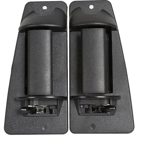 1 Pair Abs Plastic Car Outer Door Handle Oe: 15758172 15758171 For Chevrolet Silverado Accessories Black