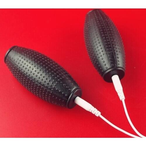 1000pcs(500 pairs) hand shock conductive rods pads for TENS EMS Hands Electrode for digital therapy massager stimulator