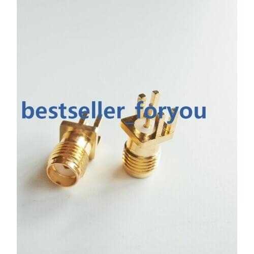 10X SMA Female Jack PCB Edge Mount Solder RF Adapter Connector