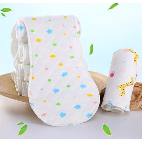 5Pcs Washable Inserts Liners Print Star Deer Inserts For Baby Cloth Diaper Nappies Reusable Cloth Nappy For Diaper Pocket#259163