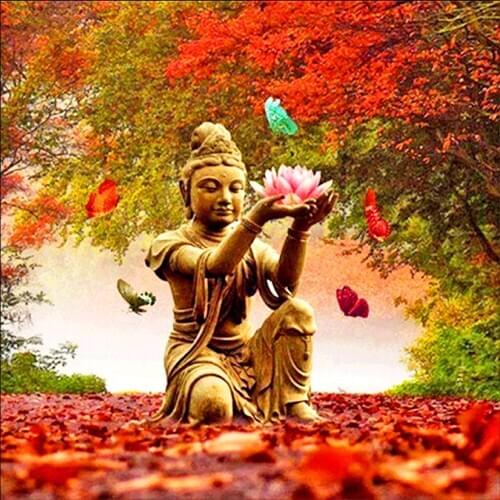 5D diamond painting full diamond new product religious bodhisattva diamond mosaic embroidery decoration home decoration