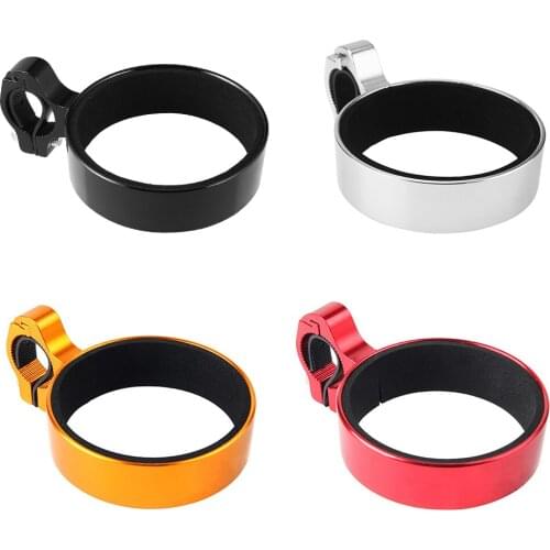 Aluminum Bicycle Cup Holder Bike Coffee Drinks Cup Handlebar Mount Stand Light and Strong Bicycle Cup Holder With Non-slip Pad