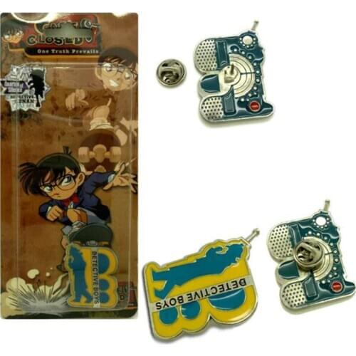 Anime Detective Conan Communicator Brooch Cosplay Costumes Badge Props Accessories Necklace Funny Small Gift