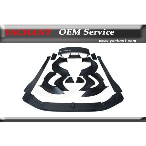 Car-Styling Carbon Fiber Body Kit Fit For 2014-2016 F80 M3 F82 F83 M4 LB LP LW Style Bodykit Front Lip Fender Kit Rear Spoiler