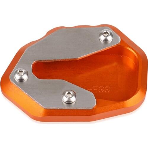 Motorcycle Side Stand Foot Enlarger Plate Pad Cover Support FOR 890Duke R 2019 2020 2021 Kickstand Support Pad Support Shell