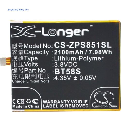 Cameron Sino 2100mAh Battery BT58S for ZOPO 8510, ZP1000