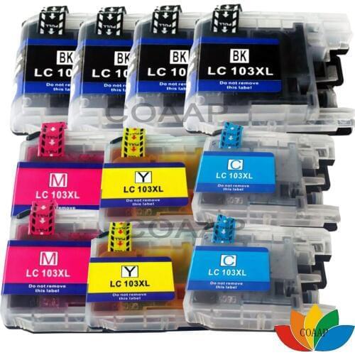 10 Pack Compatible Brother LC103 XL Ink for MFC J245 J285DW J450DW J470DW J4610DW J4510DW J870DW