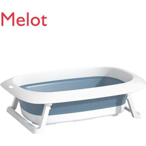 Baby Bathtub Baby Folding Tub Newborn Child Sitting Lying Household Large Size Bath Barrel Childrens Product Convenient Family