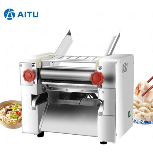 FKM300 electric automatic table top professional pasta pancake making machine dough roller presser sheeter bakery equipment
