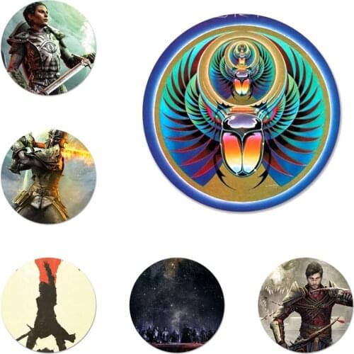 Fleetwood Mac Journey Dragon Age Badge Brooch Pin Accessories For Clothes Backpack Decoration gift