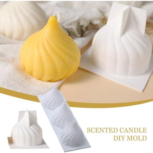 Personality Shape Aromatherapy Candle Silicone Mold Creative Onion Candle Mold Decoration Candle Making Mold