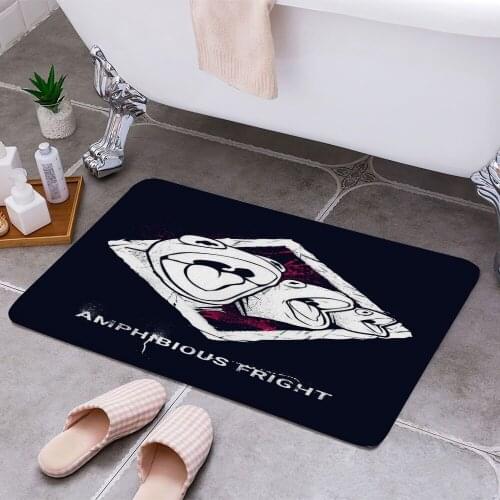 Amphibious Fright 3D Print Doormats Rectangle Non-Slip DoorMat Bedroom Kitchen Entrance Print Door rugs Dropshipping