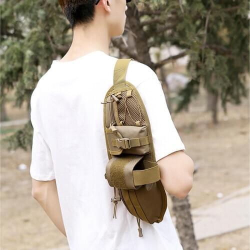 Man Waist bag New 2019 Camouflage Outdoor chest bag Nylon functional Military Tactical waist pack Sport Climb Travel fanny pack