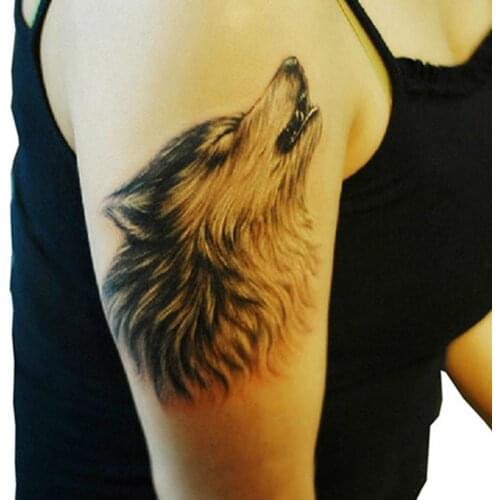 Sticker Creative Removable Water Film Paper Animal Temporary Tattoo Sticker for Holiday