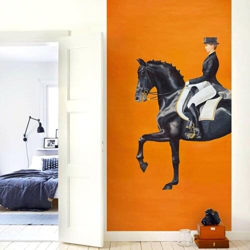 European Style 3D Silk cloth Wall Mural Photo Wallpaper Living Room Restaurant Hotel Entrance Wall Decor Customized Wallpapers