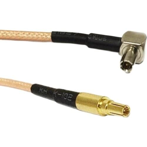 New CRC9 Male straight To TS9 male right angle Connector RG316 pigtail cable Wholesale Fast Ship 15CM 6" Adapter