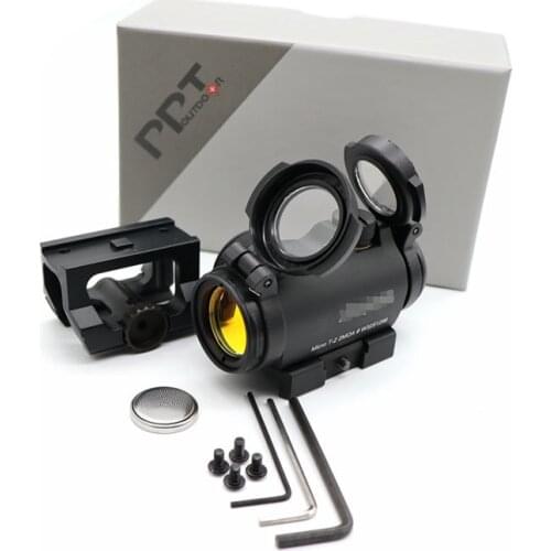 PPT T2 Red Dot Sight AimPoint Mini Collimator Optical Tactical Hunting 20mm Rail Rifle Scope Airsoft Telescope Finder