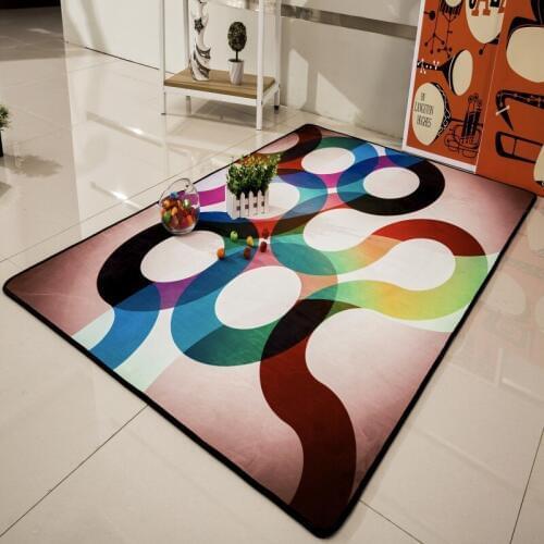 Personality creative trend carpet fashion living room cloakroom Tapete Yoga mat bedroom Tatami Rugs Modern style custom Carpets