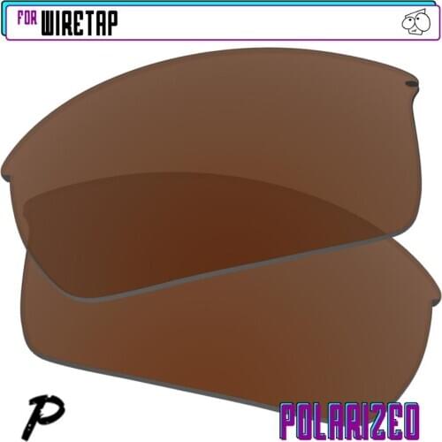 EZReplace Polarized Replacement Lenses for - Oakley WireTap Sunglasses - Brown P