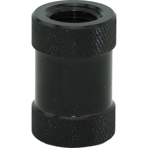 Pole Adapter, Double Female 5/8 x 11 . LENGTH = 38mm for total station . GPS