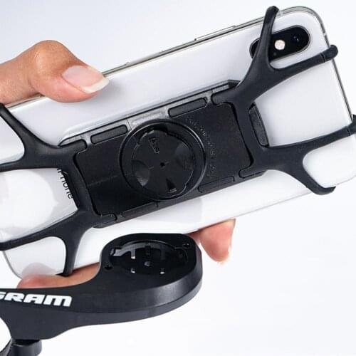 Bicycle Phone Navigation Holder Support handlebar Mirror Rearview Clip CellPhone Mount Bracket For Mobile V2H2