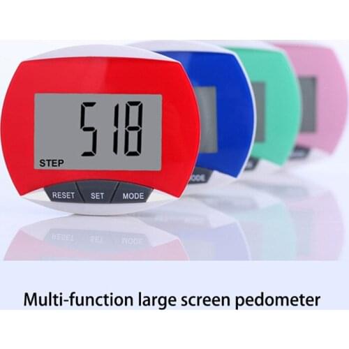 Walking Pedometer Sport Portable Waterproof 3D LCD Display Mini Distance Movement New Digital Step Calories Counter