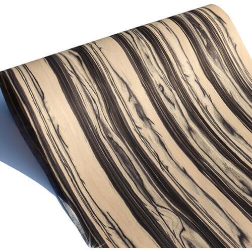 Technical Wood Veneer Landscape Black Ebony Engineering Veneer E.V. 62cm x 2.5m 0.25mm Q/C