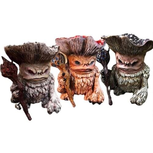 Mushroom Collectible Figurine Resin Monster Statue Decor Garden Ornament Resin Craft Decoration Miniature Figurine Home Decor