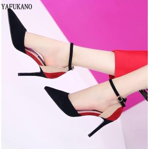 Women Pumps Shoes Female Fashion Woman String Bead High-heeled Crystal Ankle Strap Sexy Hollow With Sandals Summer High heels