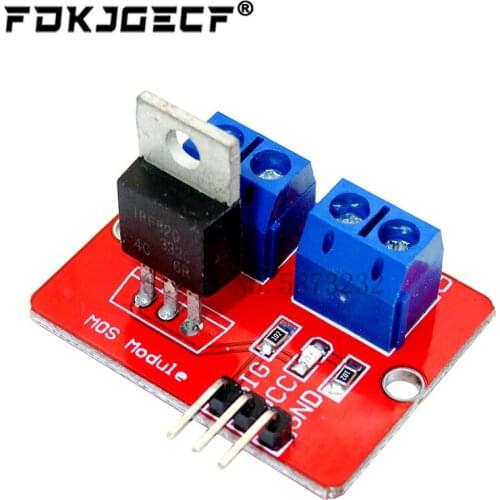 0-24V Top Mosfet Button IRF520 MOS Driver Module For Arduino MCU ARM Raspberry pi