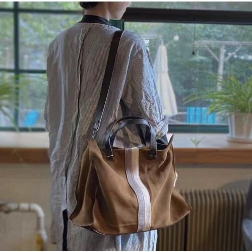 Vendange Womens Bag Retro Casual Lady Bag Large Capacity Totes Shoulder Bag Cross-Body Bag 2649