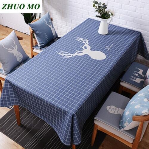 ZHUO MO New Year Tablecloths On The Table