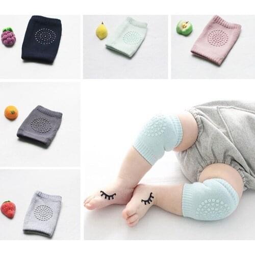 1 Pair Baby Infant Toddler Kids Soft Anti-slip Safety Crawling Elbow Cushion Knee Pad #88619