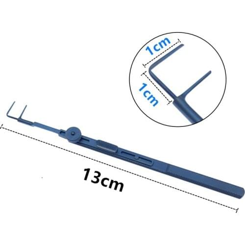 1PCS Titanium alloy Strabismus hook 150mm ophthalmic eye instrument tools