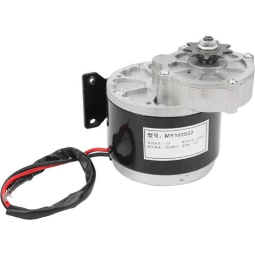 12V 250W DC Eletrical Bike Motor Speed Controller Chain Wheel Gear Electric Bike Conversion Kit