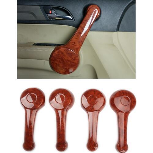 4Pcs/Set ABS Decoration Cover Internal Door Handle Car Sticker Suitable for Honda CRV 2007 2008 2009 Car Styling Accessories