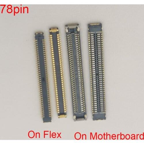 5PCS 78pin Original USB Charger Charging Dock FPC Connector On Board For Samsung A51 5G 4G A516 A516UA5160 A516D A516N A516
