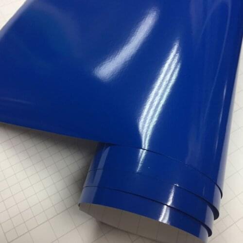 50cm*200/300cm Motorcycle Decal Wrap Vinyl Adhesive Glossy Piano Dark blue Film with Air Bubble Release Car Roof Hood Sticker