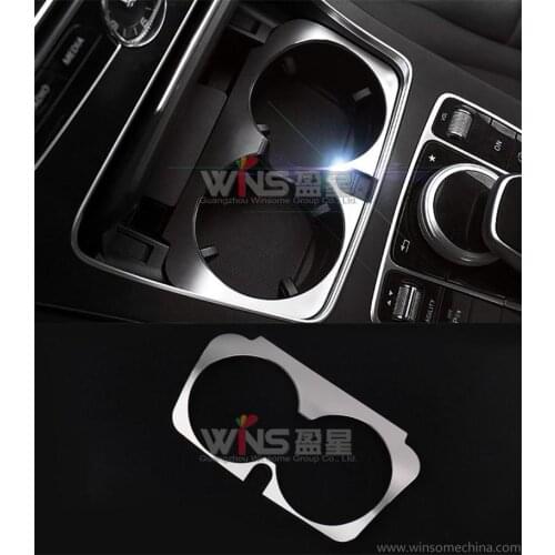 Accessories For Mercedes Benz GLC C Class Water Cup Holder Armrest Box Decorative 3D Sticker Interior Mouldings Car Styling