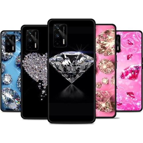 Luxury Diamond Love For Realme 8 GT Neo Flash Edition Explorer Master Q3 Pro Narzo30 C21 C20 C11 C20A C21Y Phone Case