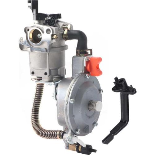 Aluminum Generator Dual Fuel Carburetor LPG NG Conversion Kit For 2.8KW GX200 170F Manual Choking Coil For Honda GX160 2KW 168F