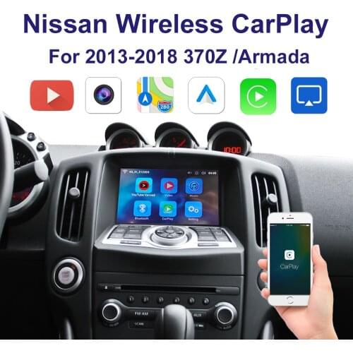 Wireless CarPlay&Android Auto Adapter interface for 2010-2018 Nissan Elgrand 370Z Multimedia iPhone Android Wireless Kit