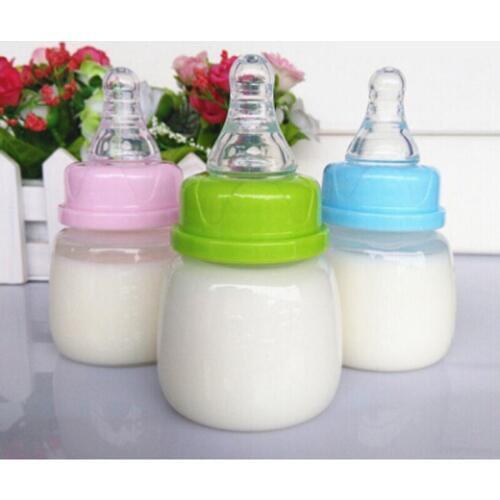 60mL Baby Milk Bottle Outdoor Travel Juice Etc Nursing Baby Natural Water Casual Water Solid Newborn Feeding